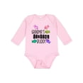 thumbnail image 1 of Inktastic Grandma's Fishing Buddy with Colorful Fish Boys or Girls Long Sleeve Baby Bodysuit, 1 of 5