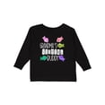 thumbnail image 1 of Inktastic Grandma's Fishing Buddy with Colorful Fish Boys or Girls Long Sleeve Toddler T-Shirt, 1 of 5