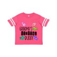 thumbnail image 1 of Inktastic Grandma's Fishing Buddy with Colorful Fish Boys or Girls Toddler T-Shirt, 1 of 5