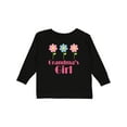 thumbnail image 1 of Inktastic Grandma's Girl Grandaughter Girls Long Sleeve Toddler T-Shirt, 1 of 5