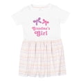 thumbnail image 1 of Inktastic Grandma's Girl Grandchild Butterfly Girls Toddler Dress, 1 of 5