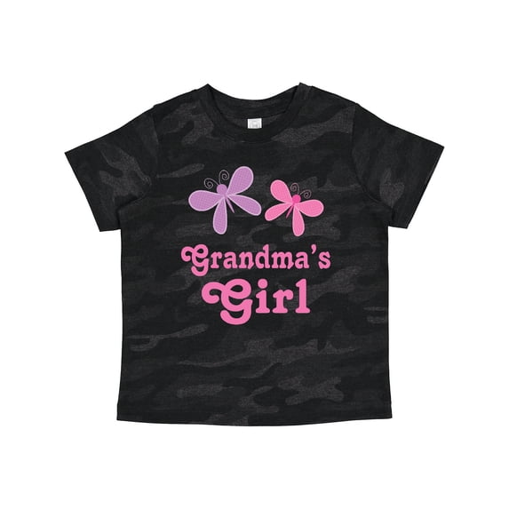 Inktastic Grandma's Girl Grandchild Butterfly Girls Toddler T-Shirt