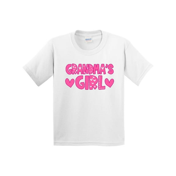 Inktastic Grandma's Girl Granddaughter Youth T-Shirt