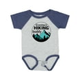 thumbnail image 1 of Inktastic Grandma's Hiking Buddy with Mountains and Trees Boys or Girls Baby Bodysuit, 1 of 5