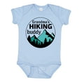 thumbnail image 1 of Inktastic Grandma's Hiking Buddy with Mountains and Trees Boys or Girls Baby Bodysuit, 1 of 5