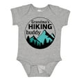 thumbnail image 1 of Inktastic Grandma's Hiking Buddy with Mountains and Trees Boys or Girls Baby Bodysuit, 1 of 5