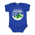 thumbnail image 1 of Inktastic Grandma's Hiking Buddy with Mountains and Trees Boys or Girls Baby Bodysuit, 1 of 5