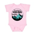 thumbnail image 1 of Inktastic Grandma's Hiking Buddy with Mountains and Trees Boys or Girls Baby Bodysuit, 1 of 5