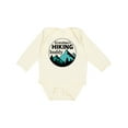 thumbnail image 1 of Inktastic Grandma's Hiking Buddy with Mountains and Trees Boys or Girls Long Sleeve Baby Bodysuit, 1 of 5