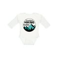 thumbnail image 1 of Inktastic Grandma's Hiking Buddy with Mountains and Trees Boys or Girls Long Sleeve Baby Bodysuit, 1 of 5