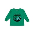 thumbnail image 1 of Inktastic Grandma's Hiking Buddy with Mountains and Trees Boys or Girls Long Sleeve Toddler T-Shirt, 1 of 5