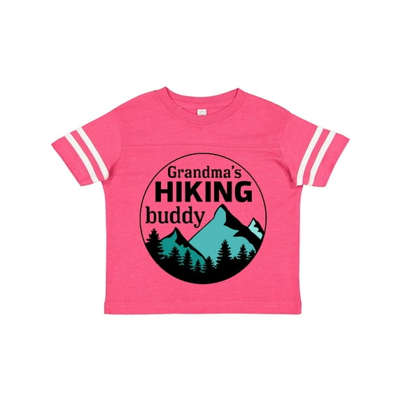 Inktastic Grandma's Hiking Buddy with Mountains and Trees Boys or Girls Toddler T-Shirt
