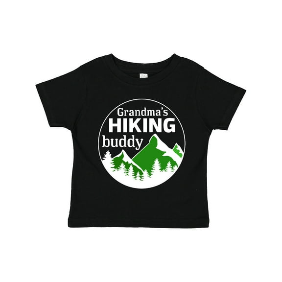Inktastic Grandma's Hiking Buddy with Mountains and Trees Boys or Girls Toddler T-Shirt