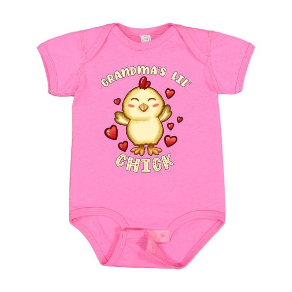 Inktastic Grandma's Lil' Chick Boys or Girls Baby Bodysuit