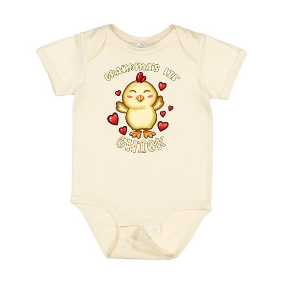 Inktastic Grandma's Lil' Chick Boys or Girls Baby Bodysuit