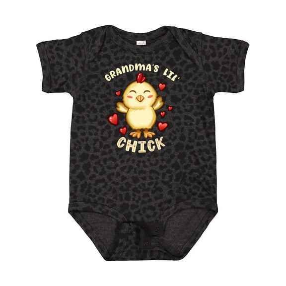 Inktastic Grandma's Lil' Chick Boys or Girls Baby Bodysuit