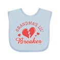 thumbnail image 1 of Inktastic Grandma's Lil' Heartbreaker Boys or Girls Baby Bib, 1 of 4