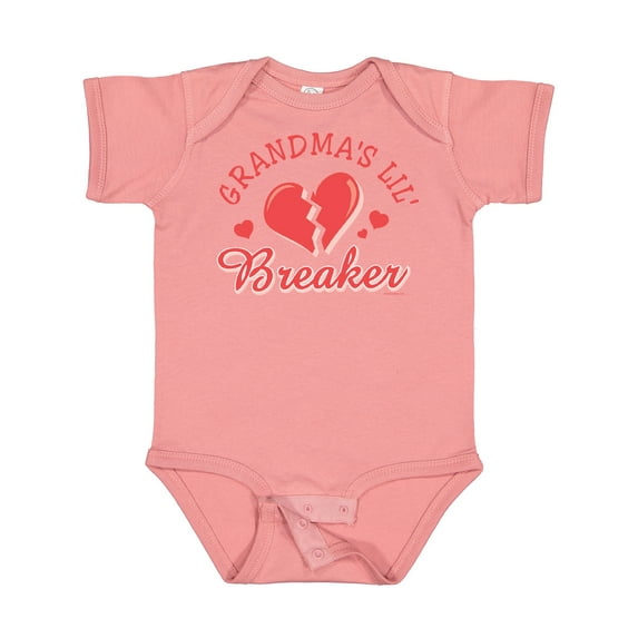 Inktastic Grandma's Lil' Heartbreaker Boys or Girls Baby Bodysuit