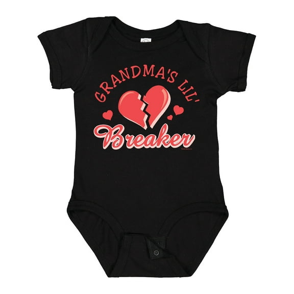 Inktastic Grandma's Lil' Heartbreaker Boys or Girls Baby Bodysuit