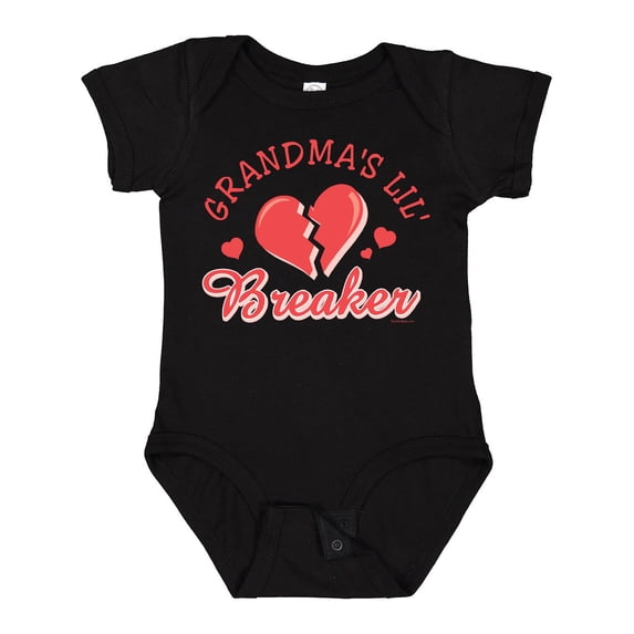 Inktastic Grandma's Lil' Heartbreaker Boys or Girls Baby Bodysuit