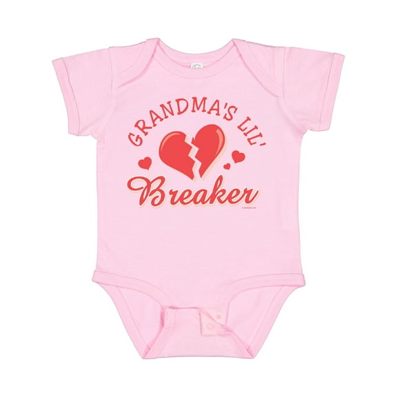 Inktastic Grandma's Lil' Heartbreaker Boys or Girls Baby Bodysuit