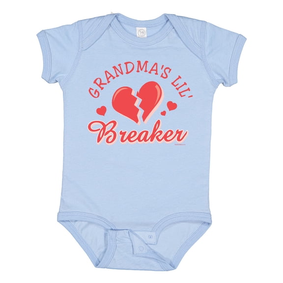 Inktastic Grandma's Lil' Heartbreaker Boys or Girls Baby Bodysuit