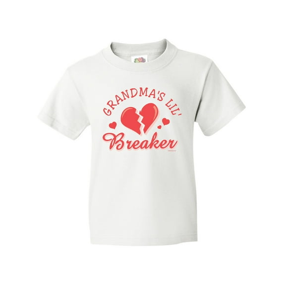 Inktastic Grandma's Lil' Heartbreaker Youth T-Shirt