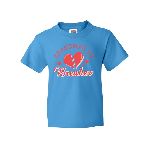 Inktastic Grandma's Lil' Heartbreaker Youth T-Shirt