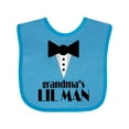 thumbnail image 1 of Inktastic Grandma's Lil Man Boys Baby Bib, 1 of 4