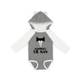 thumbnail image 1 of Inktastic Grandma's Lil Man Boys Long Sleeve Baby Bodysuit, 1 of 5