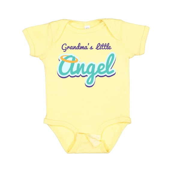 Inktastic Grandma's Little Angel Boys or Girls Baby Bodysuit