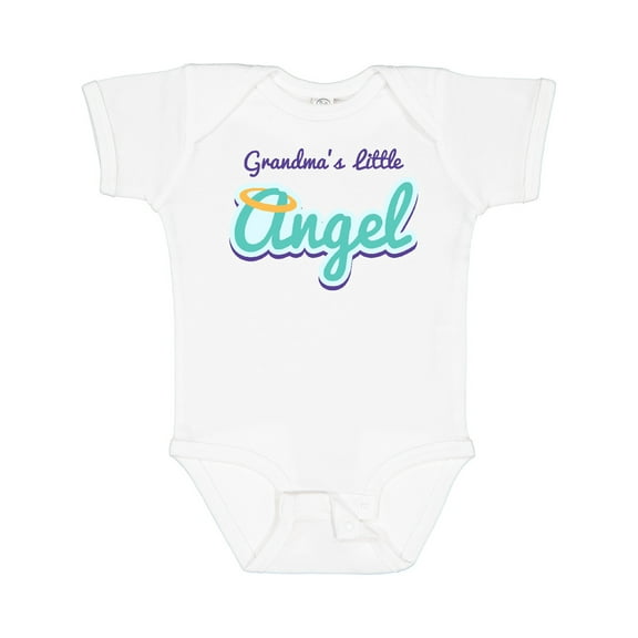 Inktastic Grandma's Little Angel Boys or Girls Baby Bodysuit