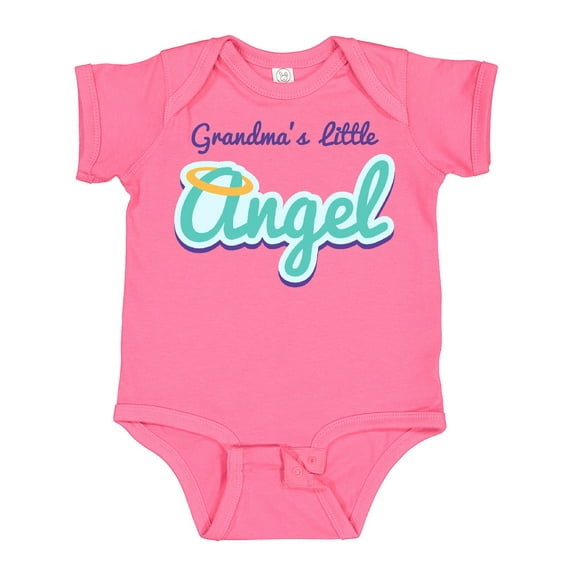 Inktastic Grandma's Little Angel Boys or Girls Baby Bodysuit