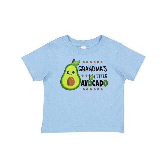 Inktastic Grandma's Little Avocado with Cute Baby Avocado Boys or Girls Baby T-Shirt