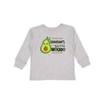 thumbnail image 1 of Inktastic Grandma's Little Avocado with Cute Baby Avocado Boys or Girls Long Sleeve Toddler T-Shirt, 1 of 5