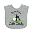 thumbnail image 1 of Inktastic Grandma's Little Caddy Golf Boys or Girls Baby Bib, 1 of 4