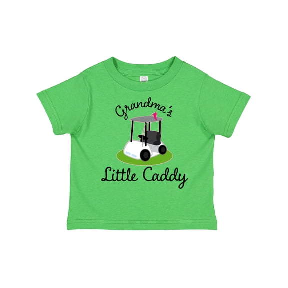 Inktastic Grandma's Little Caddy Golf Boys or Girls Toddler T-Shirt