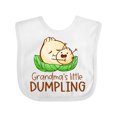 thumbnail image 1 of Inktastic Grandma's Little Dumpling Boys or Girls Baby Bib, 1 of 4