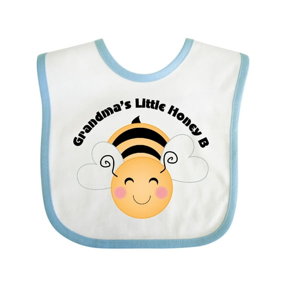 Inktastic Grandma's Little Honey Bee Boys or Girls Baby Bib