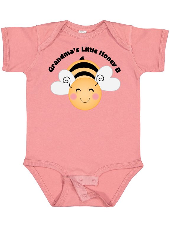 Grandma's Little Honey Bee Boys or Girls Baby Bodysuit