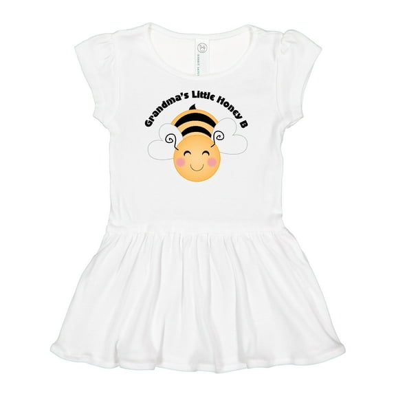 Inktastic Grandma's Little Honey Bee Girls Baby Dress