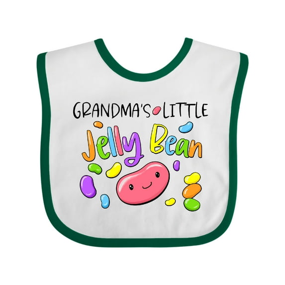 Inktastic Grandma's Little Jellybean Cute Easter Candy Boys or Girls Baby Bib