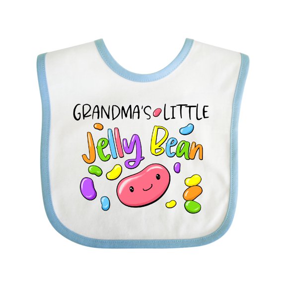 Inktastic Grandma's Little Jellybean Cute Easter Candy Boys or Girls Baby Bib
