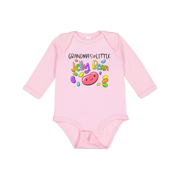Inktastic Grandma's Little Jellybean Cute Easter Candy Boys or Girls Long Sleeve Baby Bodysuit