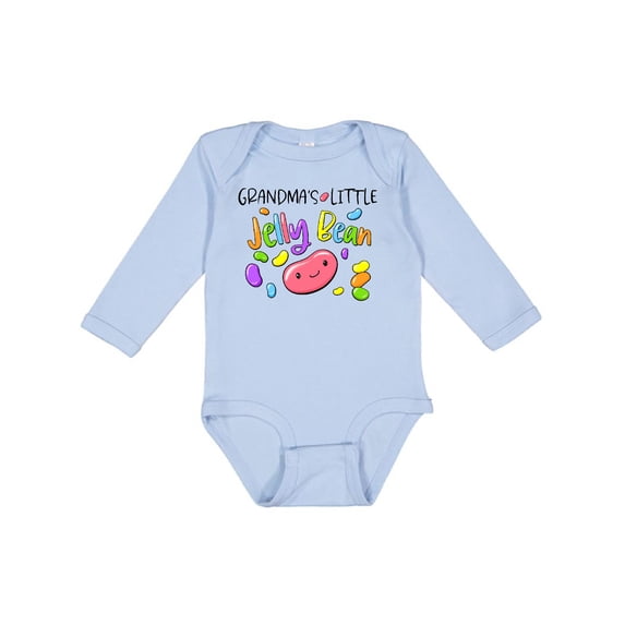 Inktastic Grandma's Little Jellybean Cute Easter Candy Boys or Girls Long Sleeve Baby Bodysuit
