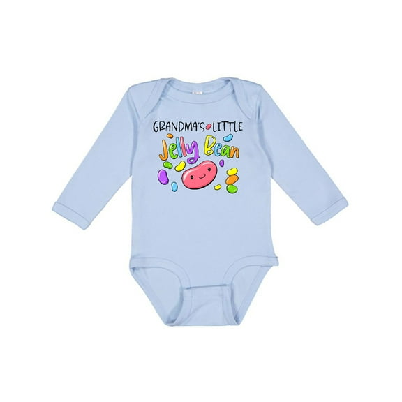 Inktastic Grandma's Little Jellybean Cute Easter Candy Boys or Girls Long Sleeve Baby Bodysuit