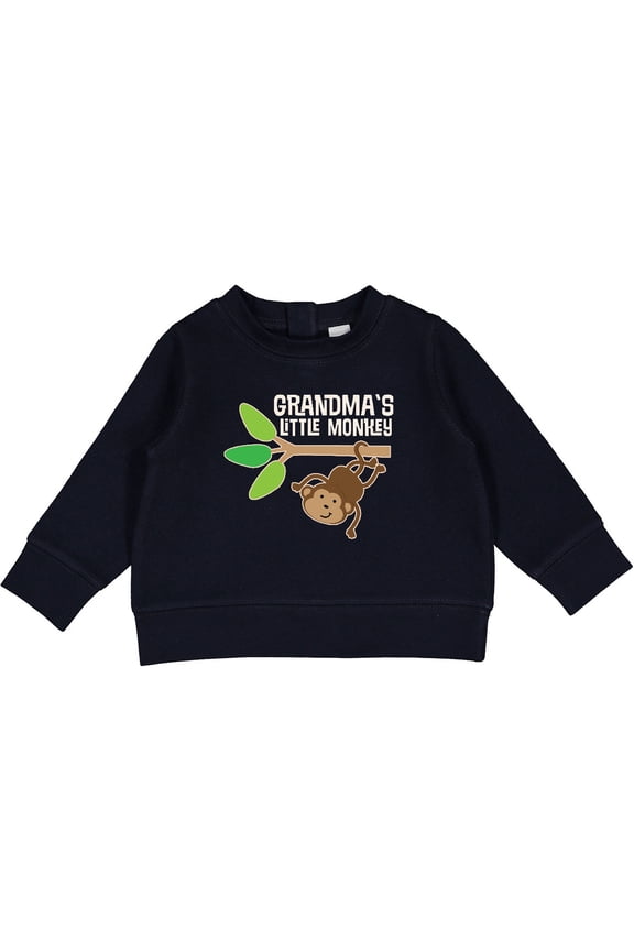 Grandma's Little Monkey Grandchild Baby Sweatshirt
