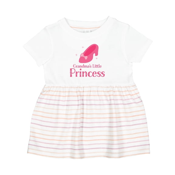 Inktastic Grandma's Little Princess Girls Baby Dress