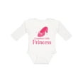 thumbnail image 1 of Inktastic Grandma's Little Princess Girls Long Sleeve Baby Bodysuit, 1 of 5