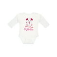 thumbnail image 1 of Inktastic Grandma's Little Valentine Boys or Girls Long Sleeve Baby Bodysuit, 1 of 5